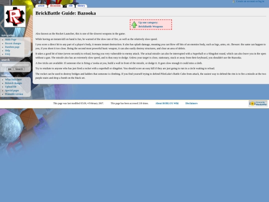 BrickBattleGuideBazooka screenshot