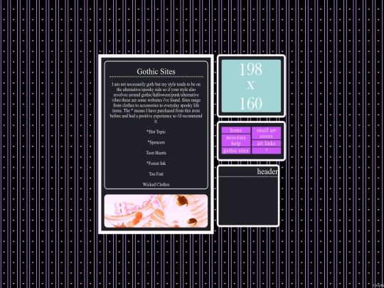 collections/collectionsgothic screenshot