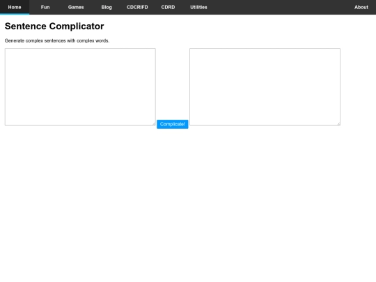 cool_webpages/sentence_complicator screenshot