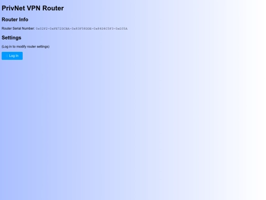 cool_webpages/webtron_privnet_vpn_router screenshot
