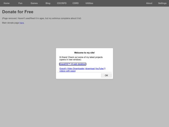 donate-old screenshot