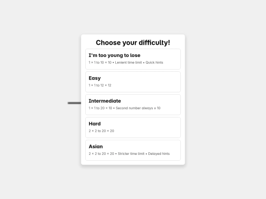 games/times-table-trainer screenshot