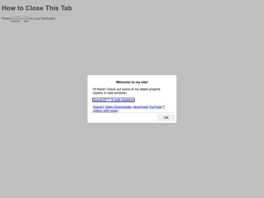 howtoclosethistab screenshot