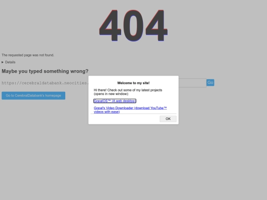 not_found screenshot