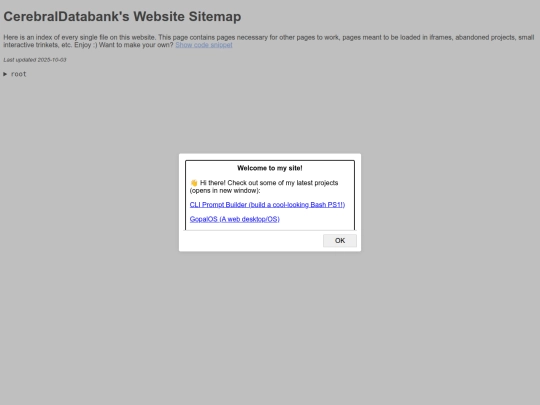 sitemap screenshot