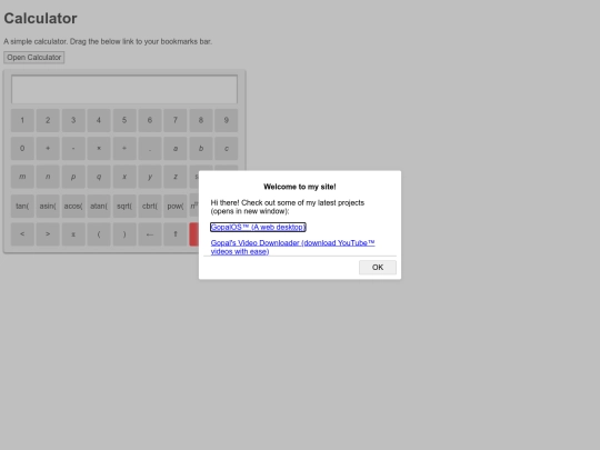 utilities/calculator screenshot