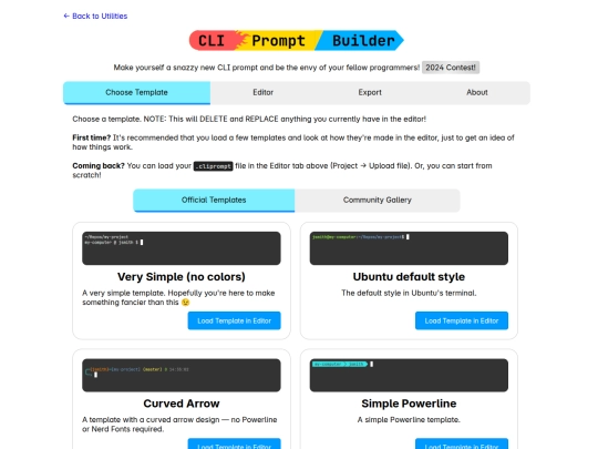 utilities/cli-prompt-builder screenshot