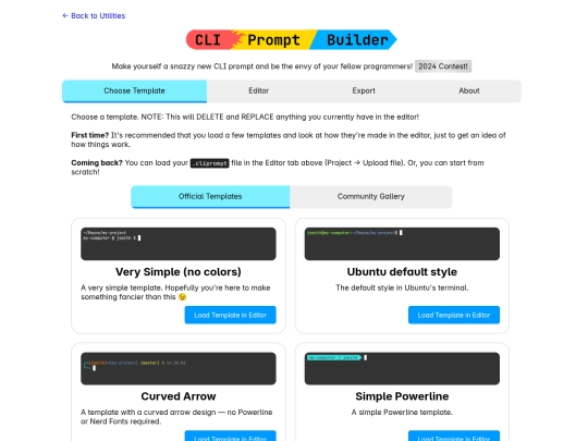 utilities/cli-prompt-gen screenshot
