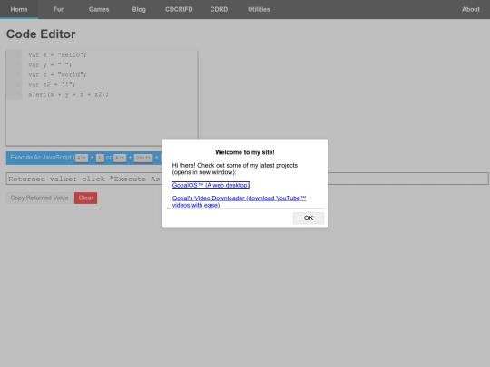 utilities/code_editor screenshot