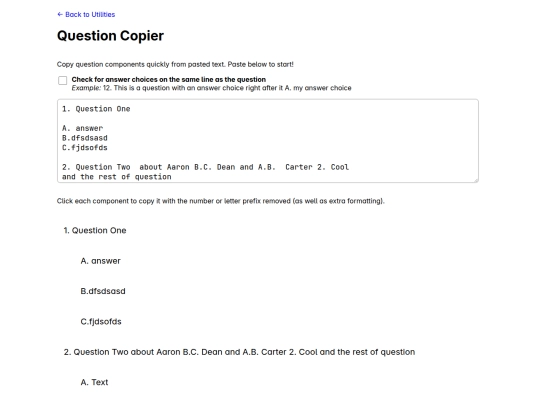 utilities/easy-question-copier screenshot