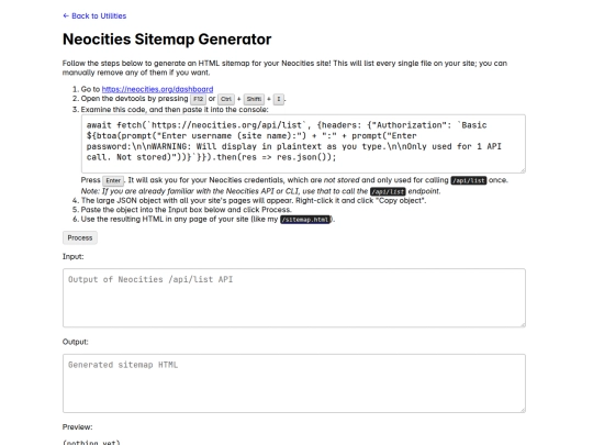 utilities/neocities-sitemap-gen screenshot