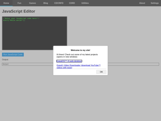 utilities/old_javascript_editor screenshot