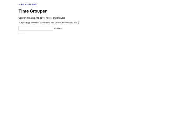 utilities/time-grouper screenshot