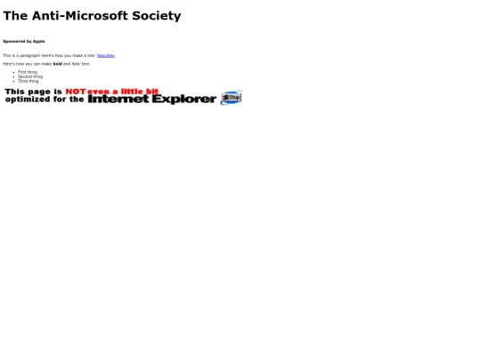 antimicrosoft screenshot
