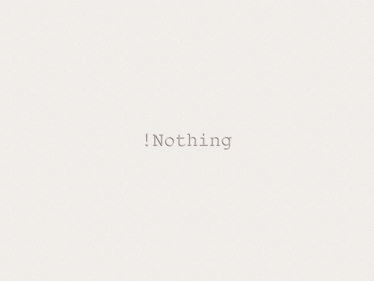 nothing screenshot