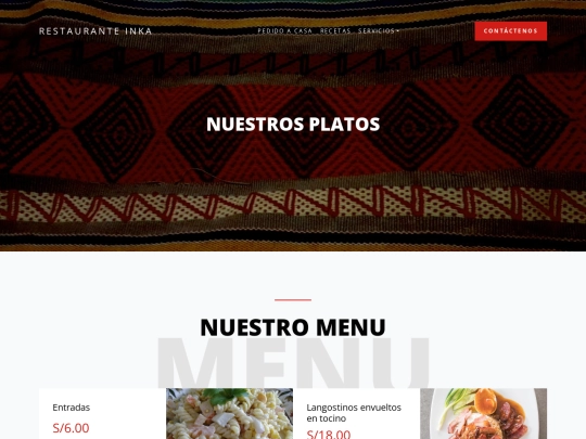 recipes screenshot