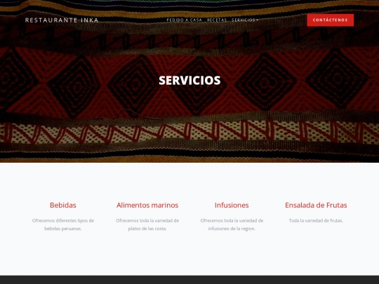 services screenshot