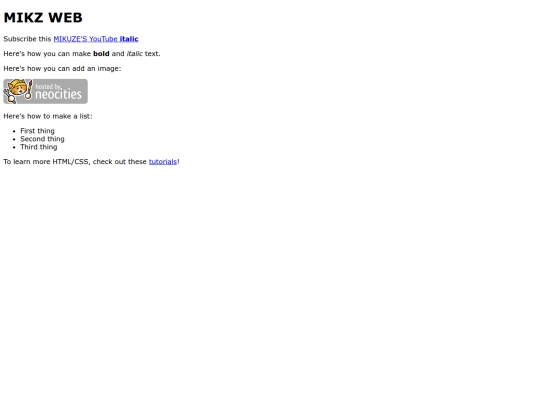 index screenshot