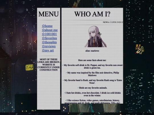 aboutme screenshot