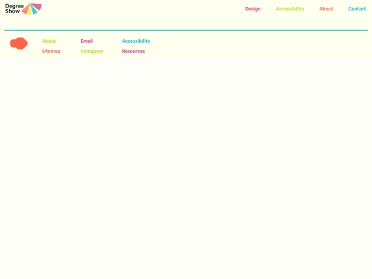 Degree Show screenshot