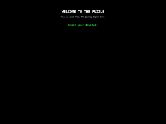 YOUR DOWNFALL/welcome screenshot