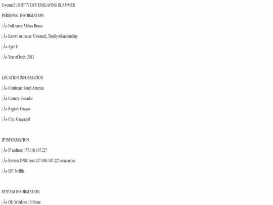 index screenshot