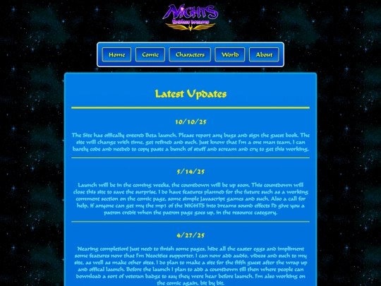 Latest screenshot