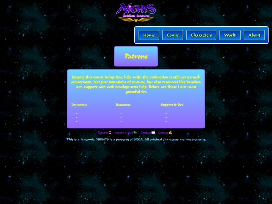 Patrons screenshot