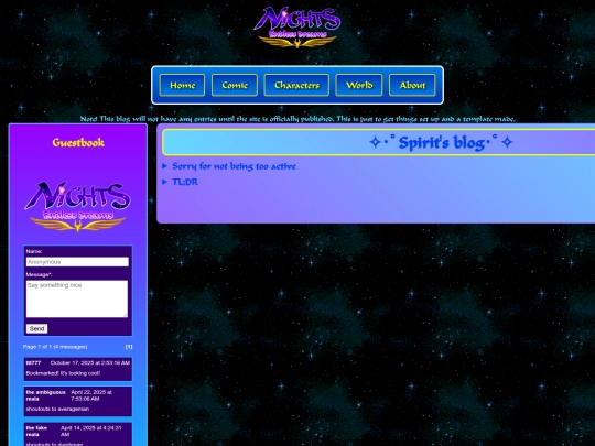 blog screenshot