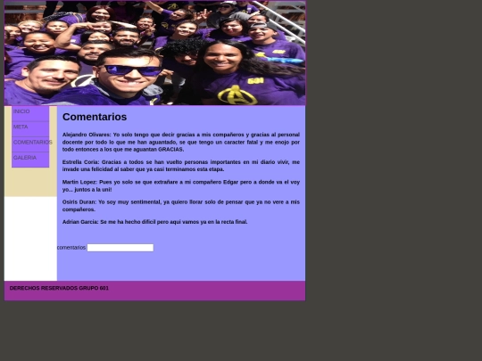 PAGINAS/comentarios screenshot