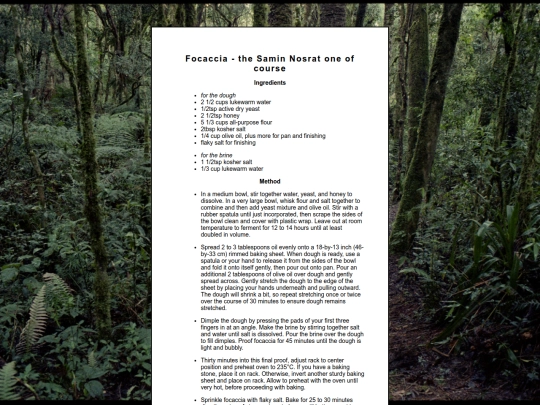 focaccia screenshot