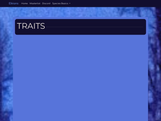 Traits/Traits screenshot