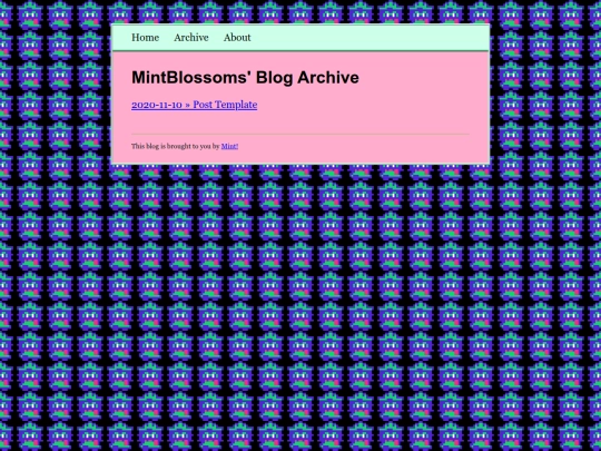archive screenshot