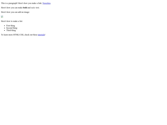 index screenshot