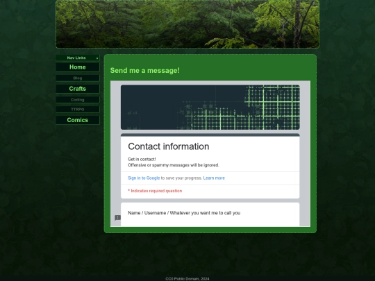 contact screenshot