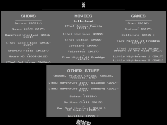 interests screenshot