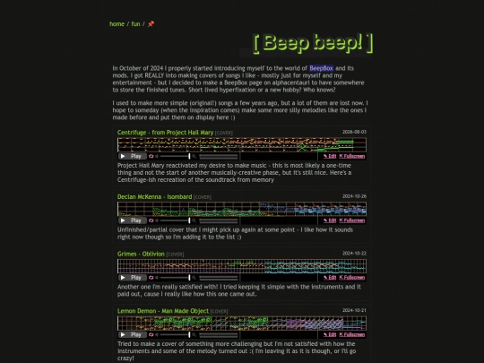 fun/beepbox screenshot