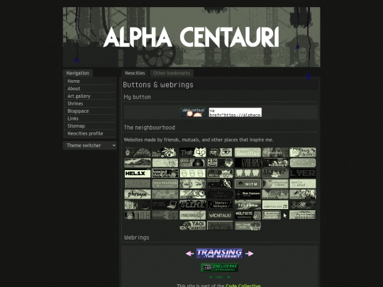 links screenshot