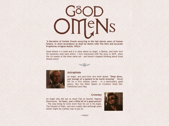 shrines/goodomens screenshot