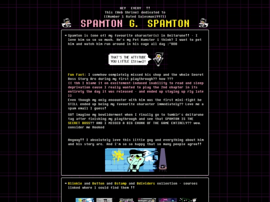 shrines/spamton screenshot