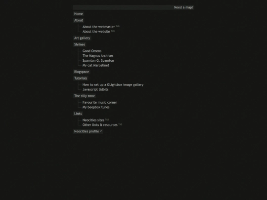 sitemap screenshot