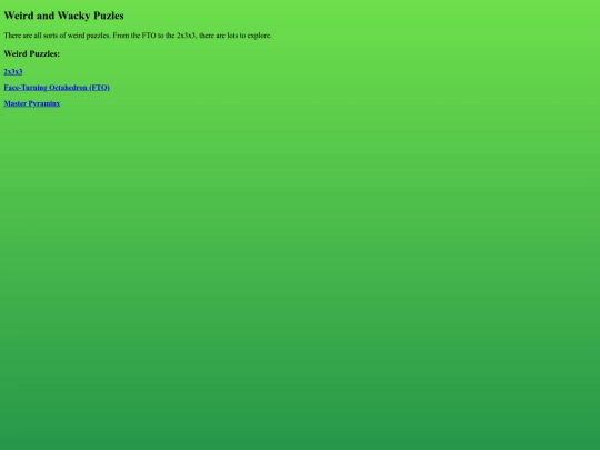 cubing/weird-and-wacky screenshot