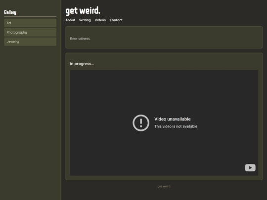 videos screenshot