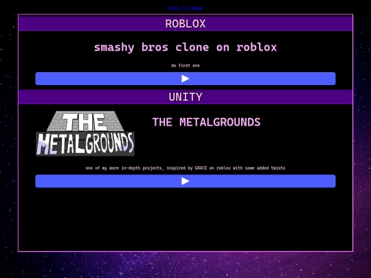 projects screenshot