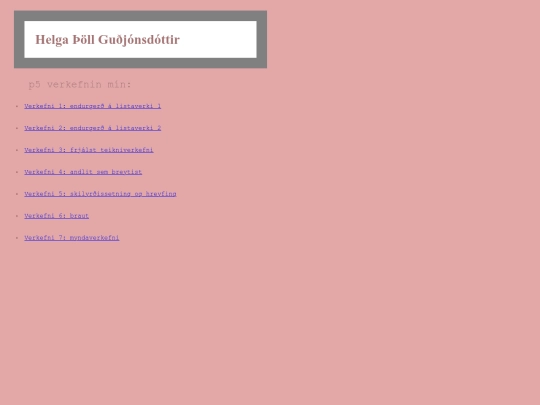 index screenshot