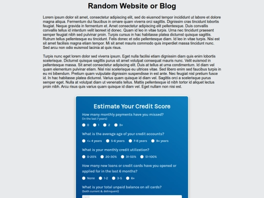 CreditScore-master/creditscoredemo screenshot