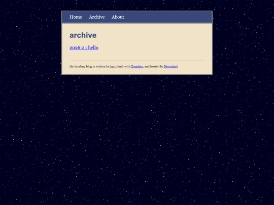 archive screenshot