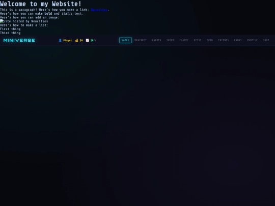 index screenshot