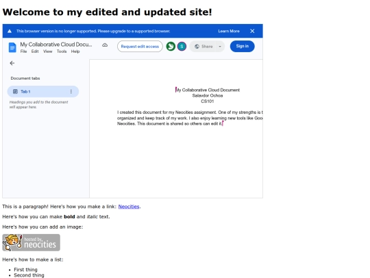 index screenshot