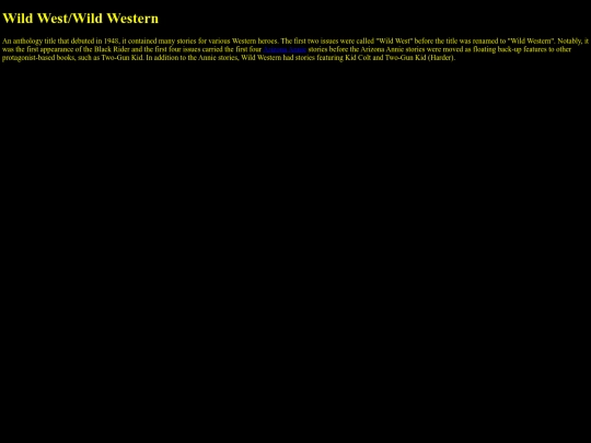 titles/wildwestern screenshot
